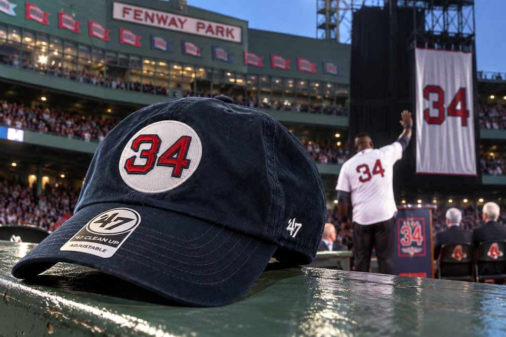Boston Red Sox David Ortiz Big Papi #34 Retirement ‘47 Clean Up Hat Navy NWT